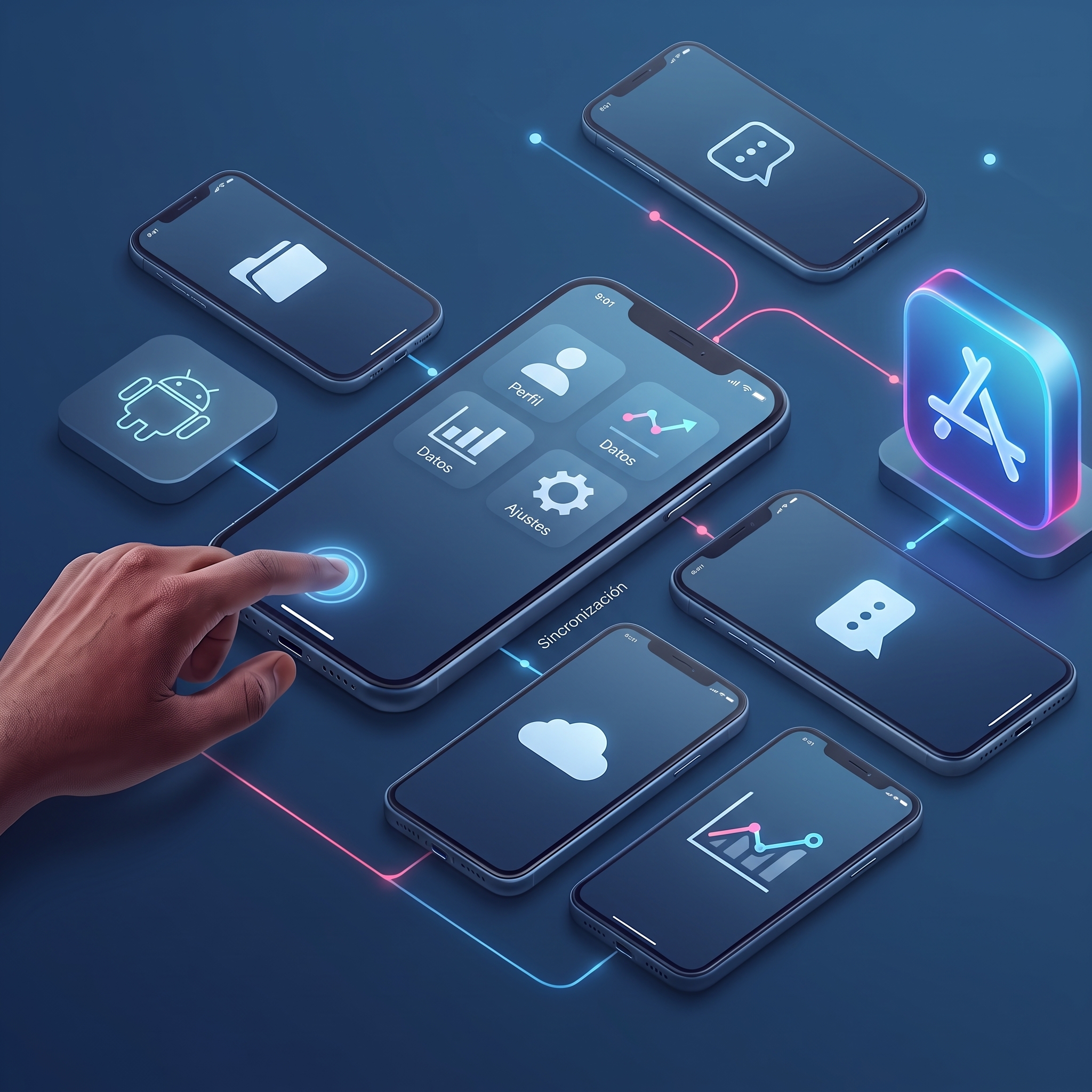 Aplicaciones móviles Android e iOS